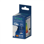 GU10 4.5W(345Lm) LED Spuldze, V-TAC, IP20, silti balta gaisma 3000K