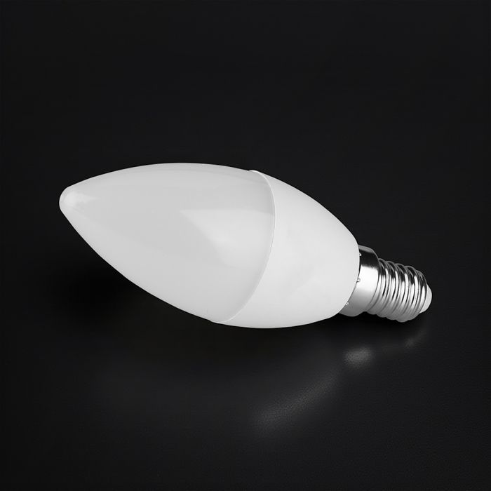 E14 6.5W(600Lm) LED  SMD-CREE Chip Spuldze, IP20, V-TAC, silti balta gaisma 3000K