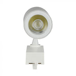 35W(3000Lm) LED armatur för strömskenor, V-TAC SAMSUNG, IP20, 5 års garanti, vit, varmvitt ljus 3000K