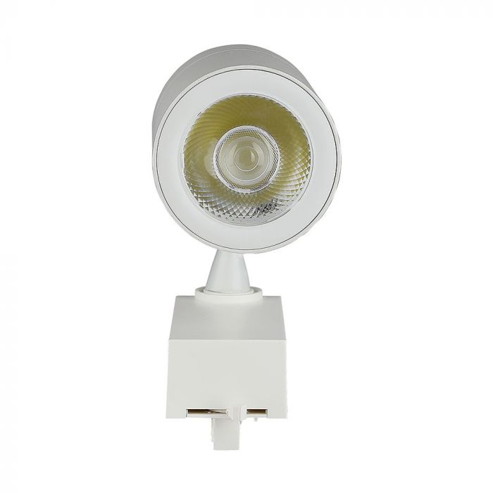 35W(3000Lm) LED armatur för strömskenor, V-TAC SAMSUNG, IP20, 5 års garanti, vit, varmvitt ljus 3000K
