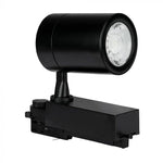 35W(3000Lm) COB LED Sliežu gaismeklis, V-TAC, IP20, garantija 2 gadi, melns,  auksti balta gaisma 6000K
