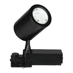 35W(3000Lm) COB LED Sliežu gaismeklis, V-TAC, IP20, garantija 2 gadi, melns,  auksti balta gaisma 6000K