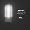 G4 3.2W(385Lm) 12V LED Spuldze, V-TAC SAMSUNG, IP20, auksti balta gaisma 6500K