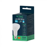 E27 11W(1055Lm) LED Spuldze, V-TAC SAMSUNG, IP20, R80, garantija 5 gadi, auksti balta gaisma 6500K