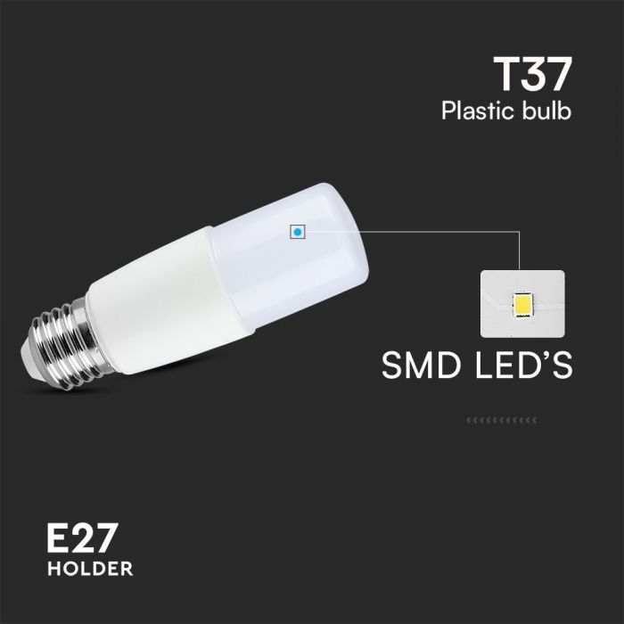 E27 7.5W(660Lm) LED Spuldzes, IP20, V-TAC SAMSUNG, neitrāli balta gaisma 4000K