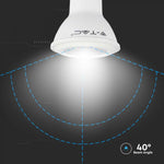 E27 5,8W (425Lm) LED-lampa, V-TAC SAMSUNG, IP20, 5 års garanti, varmvitt ljus 3000K