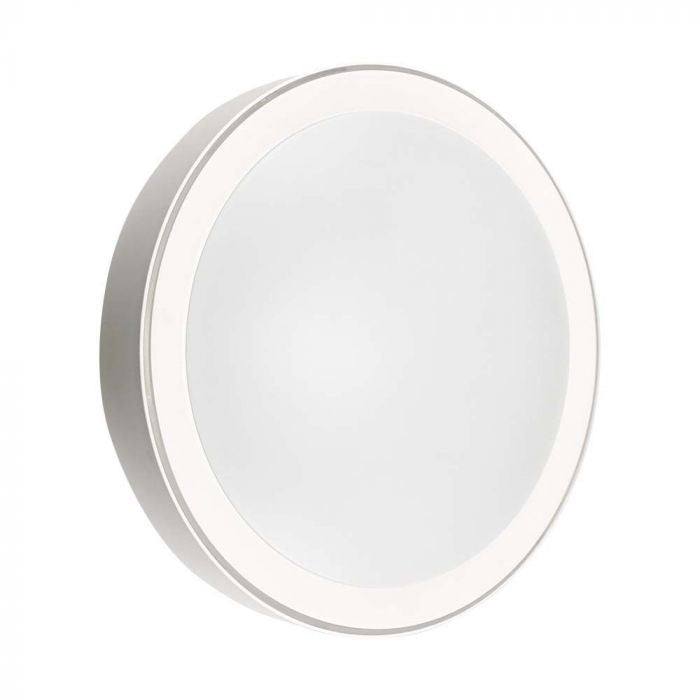 60W(6000Lm) LED V-TAC design rund kupolarmatur med fjärrkontroll, IP20, vit, dimbar, 3/1