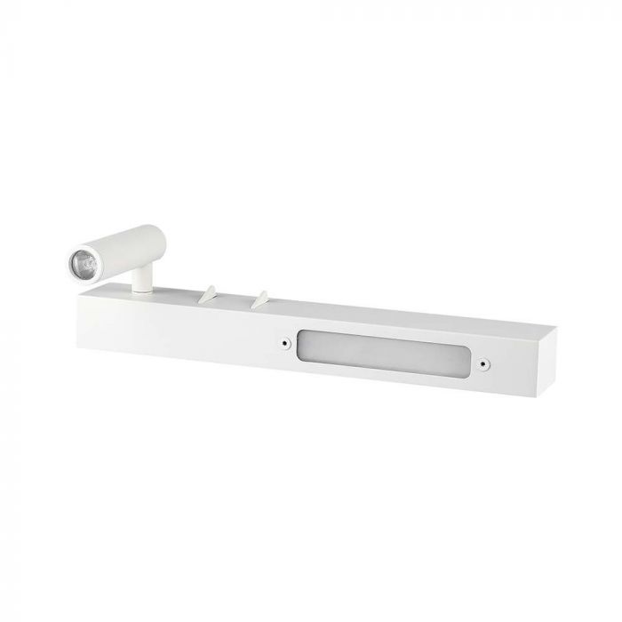 3W+6W(680Lm) LED-hotellarmatur, IP20, V-TAC, vit, varmvit 3000K