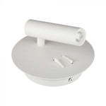 3W+6W(680Lm) LED viesnīcu gaismeklis, IP20, V-TAC, balts, silti balta gaisma 3000K