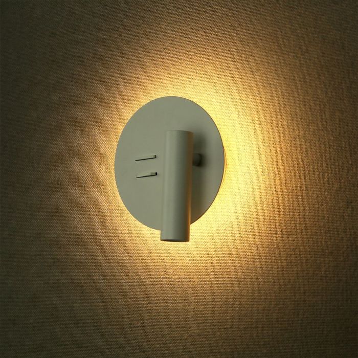 3W+6W(680Lm) LED viesnīcu gaismeklis, IP20, V-TAC, balts, silti balta gaisma 3000K