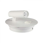 3W+6W(680Lm) LED viesnīcu gaismeklis, IP20, V-TAC, balts, silti balta gaisma 3000K