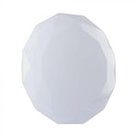 40W(4000Lm) LED V-TAC design rund kupolarmatur med fjärrkontroll, IP20, vit, dimbar, 3/1