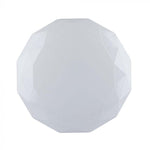 40W(4000Lm) LED V-TAC design rund kupolarmatur med fjärrkontroll, IP20, vit, dimbar, 3/1