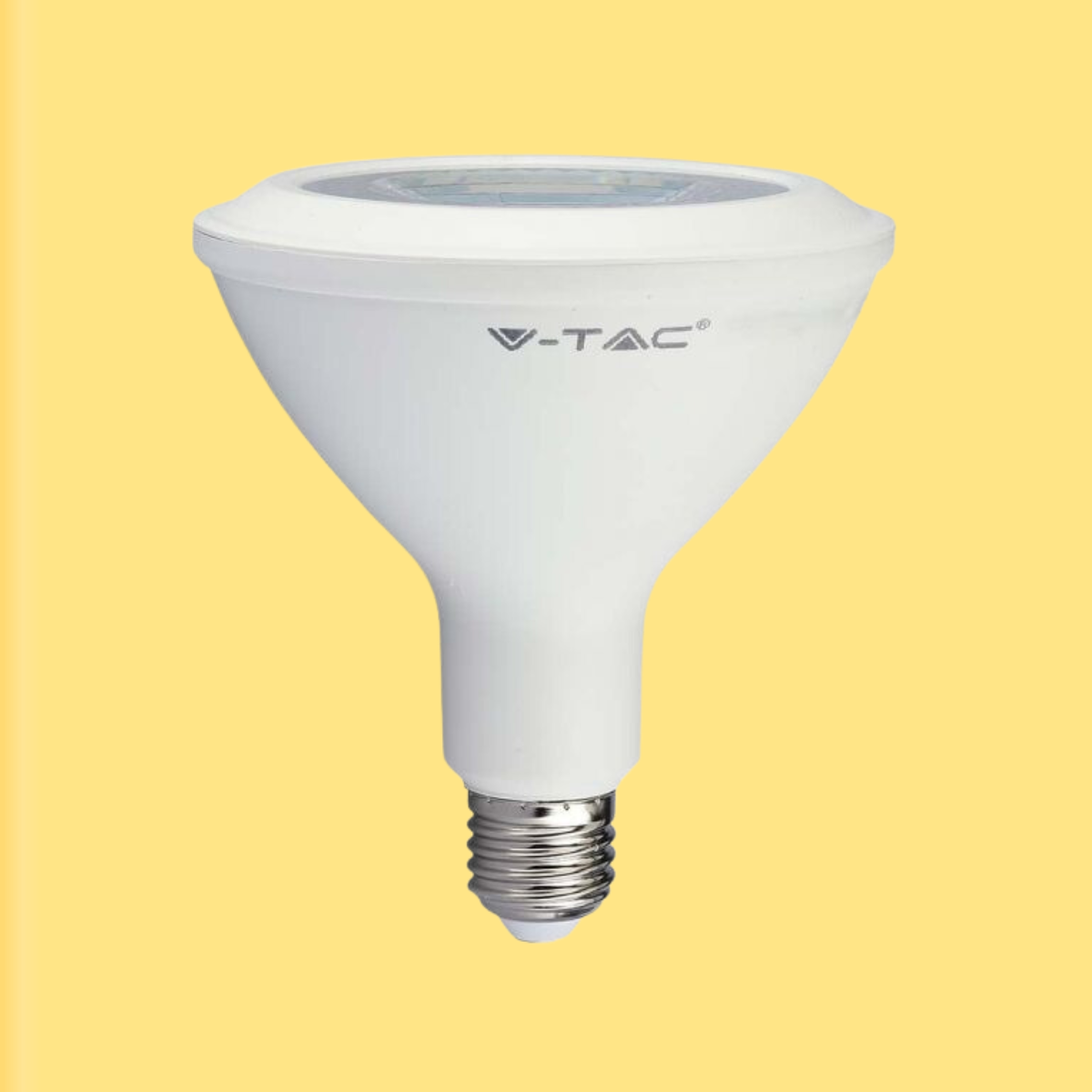E27 12.8W(930Lm) LED Spuldze, V-TAC SAMSUNG, PAR38, IP20, garantija 5 gadi, silti balta gaisma 3000K
