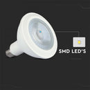 E27 12.8W(930Lm) LED-pirn, V-TAC SAMSUNG, PAR38, IP20, 5 aastat garantiid, 6500K jaheda valge valgus