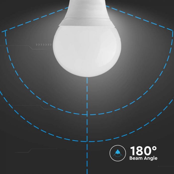 E14 4.5W(470Lm) LED Spuldze, V-TAC SAMSUNG, P45, IP20, auksti balta gaisma 6500K