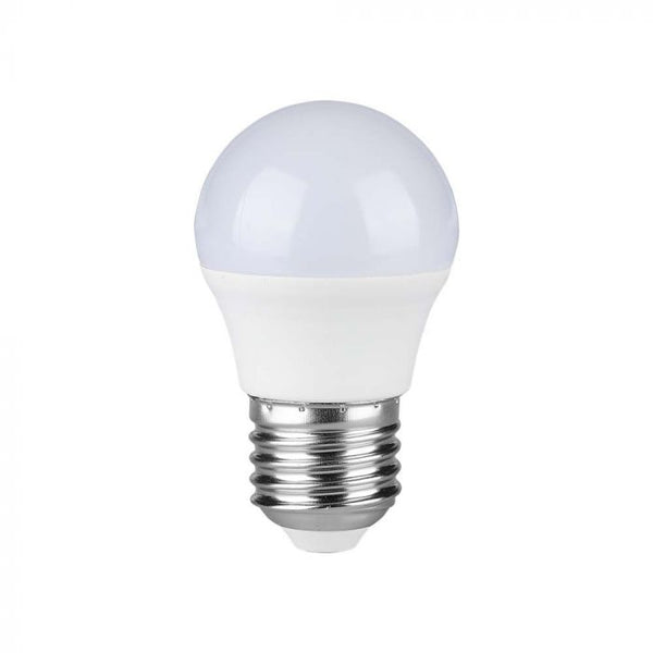 E27 4.5W(470Lm) candle-shaped LED bulb, V-TAC SAMSUNG, IP20, G45, neutral white light 4000K