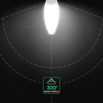 E40 60 Вт (6500 лм) светодиодная лампа с чипом SMD-CREE, IP20, V-TAC, нейтрально-белый свет 4000 К
