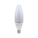 60W(6500Lm) LED olīvas formas spuldze, V-TAC VT-260, SMD-CREE, 108Lm/W, IP20, balta, E40, 102x320mm, 300°, 6 gadu garantija, auksti balta gaisma 6500K