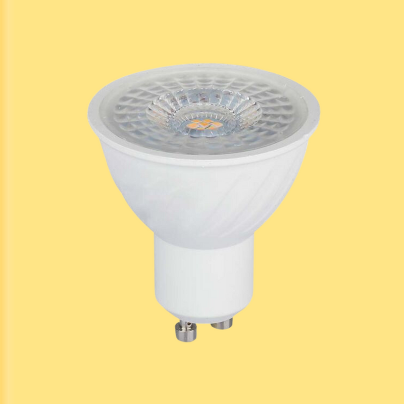 GU10 6W (445Lm) LED-lambid. IP20, V-TAC SAMSUNG, 5 aastat garantiid, soe valge valgus 3000K