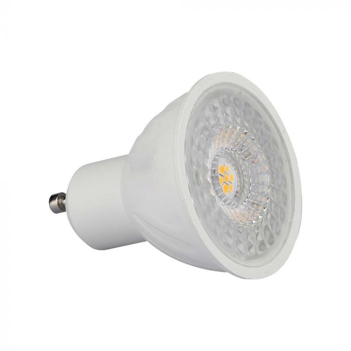 GU10 6W (445Lm) LED-lambid. IP20, V-TAC SAMSUNG, 5 aastat garantiid, soe valge valgus 3000K