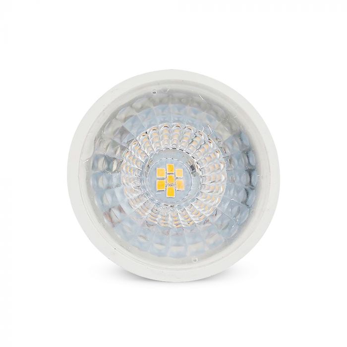 GU10 6W(445Lm) LED Spuldze, V-TAC, IP20, dimmējama, silti balta gaisma 3000K