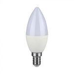 E14 5.5W(470Lm) LED-lambi, küünlakujuline, V-TAC SAMSUNG, IP20, dimmerdatav, soe valge valgus 3000K