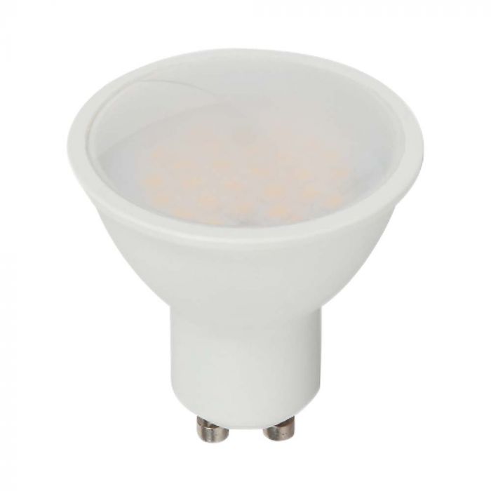 GU10 4.5W(400Lm) LED  SMD-CREE Spuldze, V-TAC, IP20, silti balta gaisma 3000K