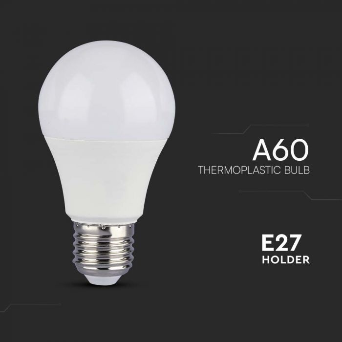 E27 11W(1055Lm) V-TAC SAMSUNG LED-lampa, A60, IP20, dimbar, neutralvit 4000K