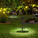 7W(Lm) LED underground vertical garden luminaire, V-TAC SAMSUNG, IP65, black, warm white light 3000K