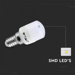 E14 2W(180Lm) LED Spuldze, V-TAC, ST26, IP20, silti balta gaisma 3000K