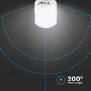 E14 2W(180Lm) LED-lambi, V-TAC, ST26, IP20, soe valge valgus 3000K