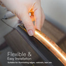 Cena par 1m_22W/m(2100Lm/m) 0.92A/m, LED Lente, V-TAC, 11mm, ūdensnedroša IP20, 24V, silti balta gaisma 3000K