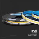 Цена за 1м10Вт/м 1000 Лм/м 24В 0,42А 421 светодиодная COB лента, IP20, нейтральный белый свет 4000К