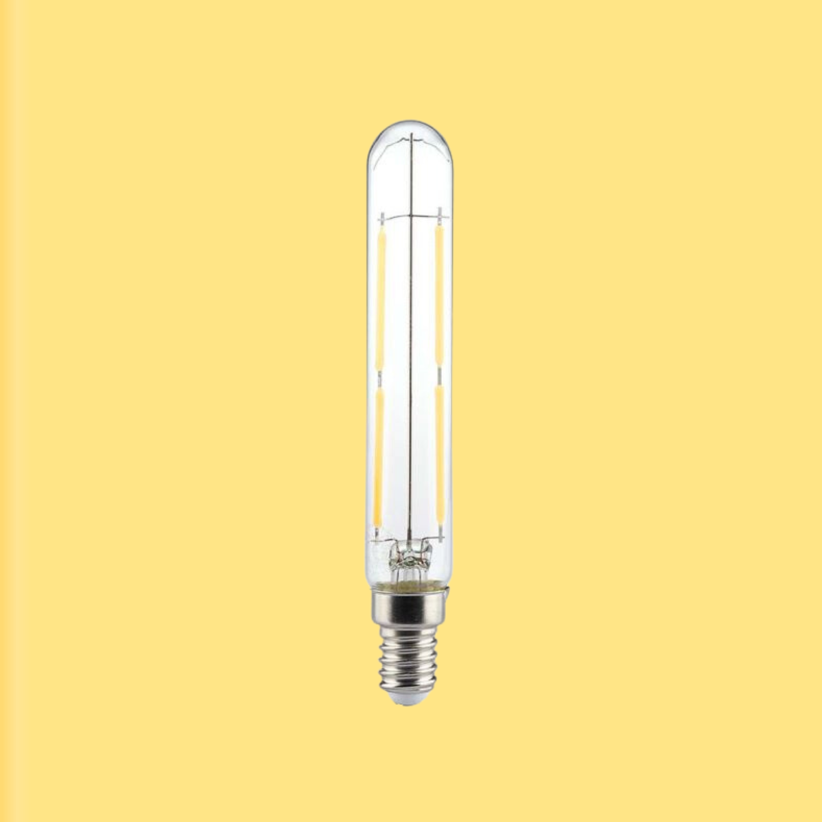 E14 4W(400Lm) LED-lampa Filament T20, IP20, V-TAC, glas, varmvitt ljus 3000K