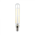 E14 4W(400Lm) LED лампа Filament T20, IP20, V-TAC, стекло, теплый белый свет 3000K
