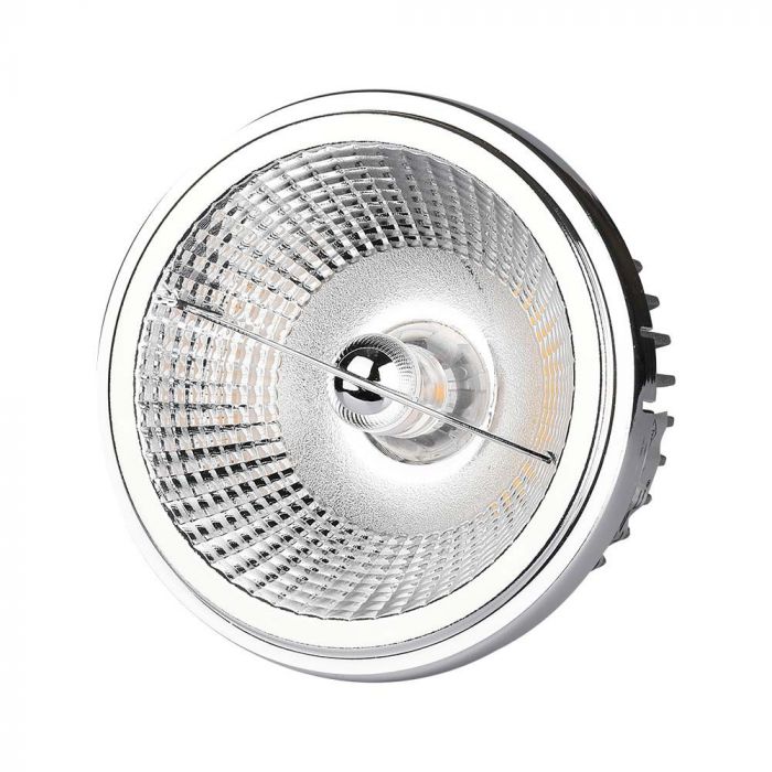 AR111 20W(1700Lm) LED COB лампа, отражатель, V-TAC, IP20, 40'D/20'D, нейтральный белый свет 4000K