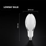 E27 36W(4000Lm) LED  SMD-CREE Chip Spuldze, IP20, V-TAC, neitrāli balta gaisma 4000K