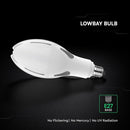 36W(4000Lm) LED olīvas formas spuldze, V-TAC VT-240, SMD-CREE, 111Lm/W, IP20, balta, E27, 90x220mm, 300°, 6 gadu garantija, auksti balta gaisma 6500K