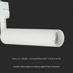 7W(700Lm) LED raidvalgusti, V-TAC SAMSUNG, IP20, 5 aastat garantiid, valge, neutraalne valge 4000K