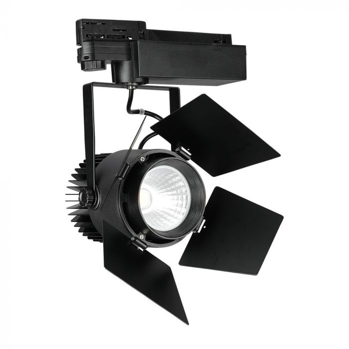 33W (3000Lm) LED raidvalgusti, V-TAC SAMSUNG, IP20, 5 aastat garantiid, must, neutraalne valge 4000K