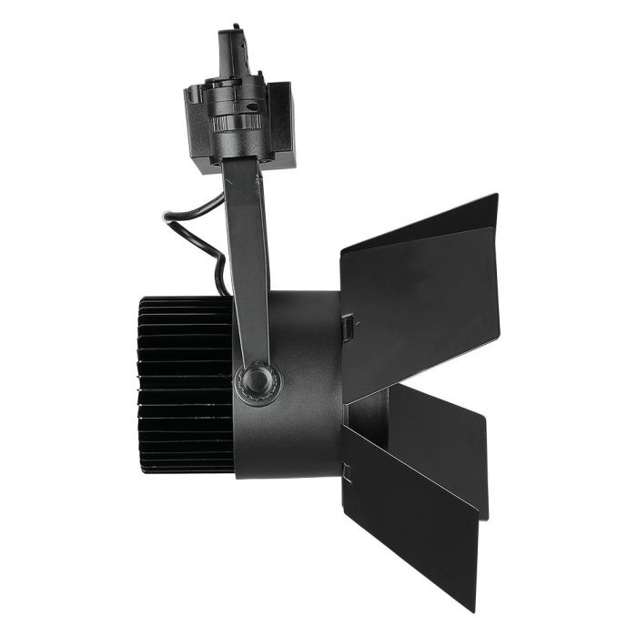 33W (3000Lm) LED rööpmelvalgusti, V-TAC SAMSUNG, IP20, 5 aastat garantiid, must, soe valge valgus 3000K