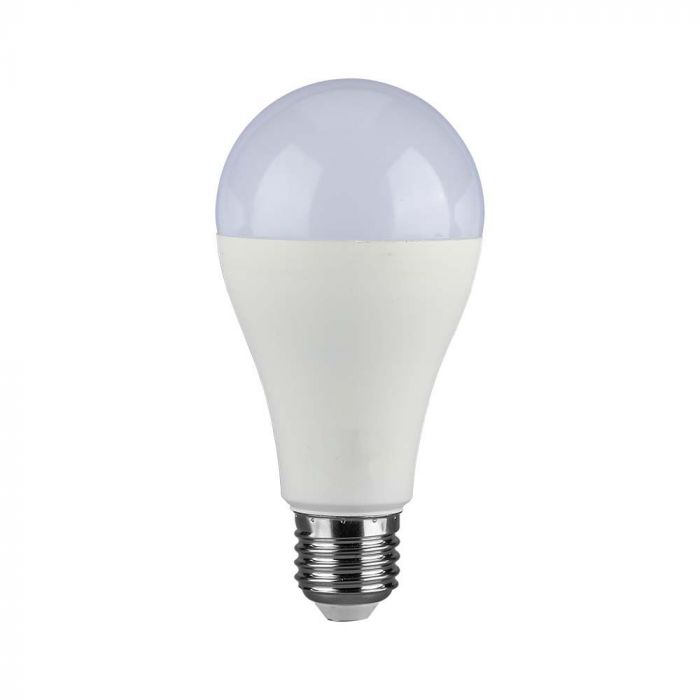 E27 15W(1521Lm) LED-lampa, V-TAC, IP20, A65, varmvitt ljus 3000K