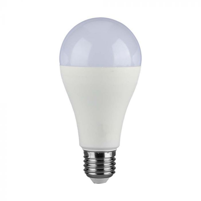 E27 15W(1521Lm) LED Spuldze, V-TAC, IP20, A65, neitrāli balta gaisma 4000