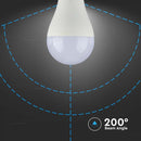 E27 17W(1710Lm) LED-lambi, V-TAC, IP20, A65, jaheda valge 6500K