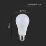 E27 17W(1710Lm) LED-lampa, A65, IP20, V-TAC, varmvitt ljus 3000K