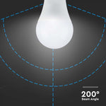 E27 17W(1710Lm) LED-lampa, A65, IP20, V-TAC, varmvitt ljus 3000K