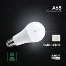 E27 17W(1710Lm) LED Spuldze, V-TAC, A65, IP20, neitrāli balta gaisma 4000K