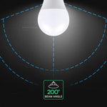 E27 17W (1710 lm) LED Bulb, V-TAC, A65, IP20, Neutral White Light 4000K