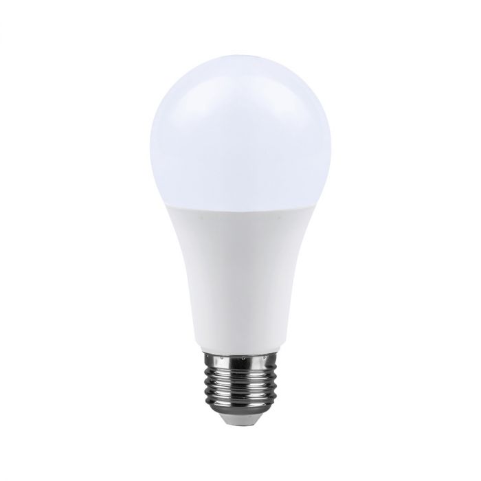 E27 17W (1710 lm) LED Bulb A65, V-TAC, IP20, Cool White Light 6500K